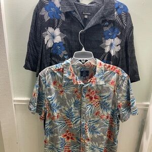 5 shirts for $20 U.S. Polo Assn. Men's + Floral Button Down Shirt - Gray and Red